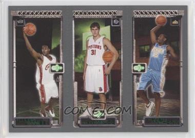 2003-04 Topps Rookie Matrix - [Base] #113-112-111 - LeBron James, Carmelo Anthony, Darko Milicic