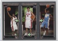 LeBron James, Carmelo Anthony, Darko Milicic