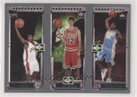 Carmelo Anthony, Kirk Hinrich, LeBron James