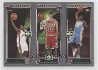 Carmelo Anthony, Kirk Hinrich, LeBron James