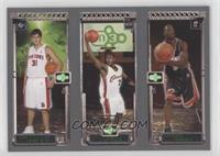 Dwyane Wade, LeBron James, Darko Milicic