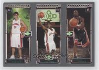 Dwyane Wade, LeBron James, Darko Milicic