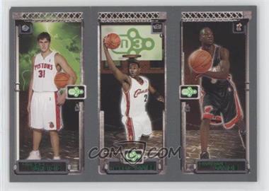 2003-04 Topps Rookie Matrix - [Base] #115-111-112 - Dwyane Wade, LeBron James, Darko Milicic