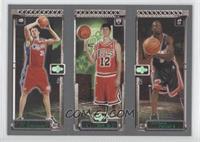 Dwyane Wade, Kirk Hinrich, Chris Kaman