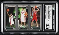 LeBron James, Darko Milicic, Chris Kaman [CGC 8.5 NM/Mint+]