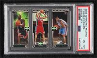 Dwyane Wade, Chris Kaman, Mike Sweetney [PSA 8 NM‑MT]