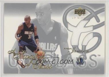 2003-04 UD Glass - A Swatch of Class #SC-AJ - Antawn Jamison