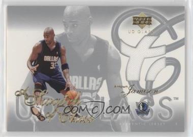 2003-04 UD Glass - A Swatch of Class #SC-AJ - Antawn Jamison