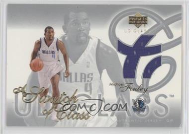2003-04 UD Glass - A Swatch of Class #SC-MF - Michael Finley [EX to NM]