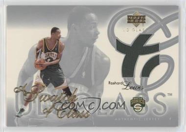 2003-04 UD Glass - A Swatch of Class #SC-RL - Rashard Lewis