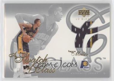 2003-04 UD Glass - A Swatch of Class #SC-RM - Reggie Miller