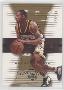 2003-04 UD Glass - [Base] - Gold #54 - Rashard Lewis /100