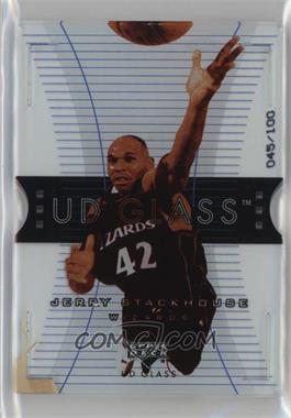 2003-04 UD Glass - [Base] - Plexi-Glass Acetate Crystal Collection #60 - Jerry Stackhouse /100