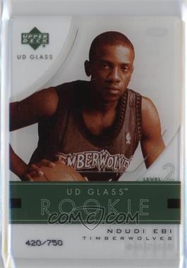 2003-04 UD Glass - [Base] #82 - Rookie - Ndudi Ebi /750
