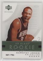 Rookie - Dahntay Jones [EX to NM] #/750