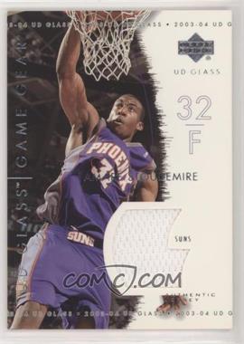2003-04 UD Glass - Game Gear Jerseys #GG-AS - Amar'e Stoudemire