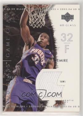 2003-04 UD Glass - Game Gear Jerseys #GG-AS - Amar'e Stoudemire