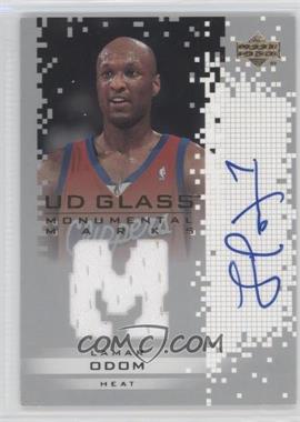 2003-04 UD Glass - Monumental Marks #LO-J - Lamar Odom