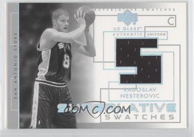 2003-04 UD Glass - Superlative Swatches #SS-RS - Radoslav Nesterovic