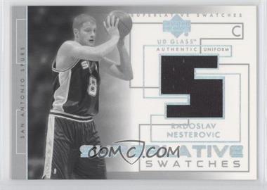 2003-04 UD Glass - Superlative Swatches #SS-RS - Radoslav Nesterovic