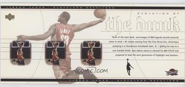 2003-04 Upper Deck - Box Set Lebron James Box Topper #LJ 2 - LeBron James