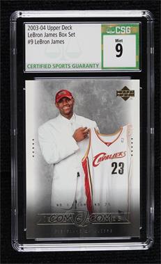 2003-04 Upper Deck - Box Set Lebron James #9 - LeBron James [CSG 9 Mint]