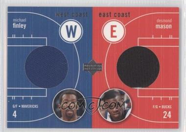 2003-04 Upper Deck - East Coast / West Coast Dual Memorabilia #EW-MF/DE - Michael Finley, Desmond Mason