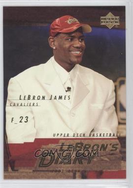 2003-04 Upper Deck - Lebron's Diary #LJ5 - LeBron James