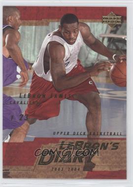 2003-04 Upper Deck - Lebron's Diary #LJ6 - LeBron James