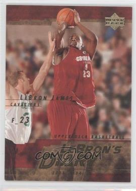 2003-04 Upper Deck - Lebron's Diary #LJ7 - LeBron James
