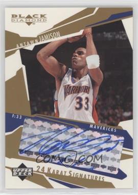 2003-04 Upper Deck Black Diamond - 24 Karat Signatures #AJ - Antawn Jamison