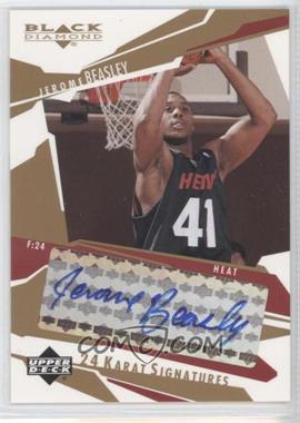 2003-04 Upper Deck Black Diamond - 24 Karat Signatures #BE - Jerome Beasley