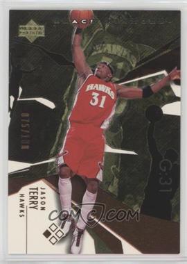 2003-04 Upper Deck Black Diamond - [Base] - Bronze #84 - Single Diamond - Jason Terry /100