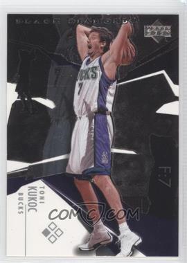 2003-04 Upper Deck Black Diamond - [Base] #56 - Single Diamond - Toni Kukoc