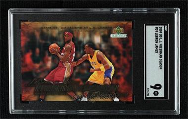 2003-04 Upper Deck Collectibles LeBron James Freshman Season Collection - [Base] #39 - LeBron James (Guarded by Kobe Bryant) [SGC 9 MINT]