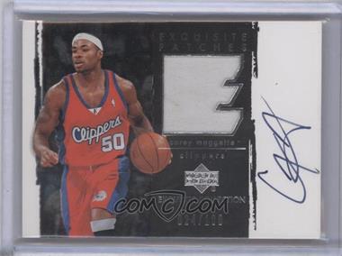 2003-04 Upper Deck Exquisite Collection - Autograph Exquisite Patches #AP-CM - Corey Maggette /100