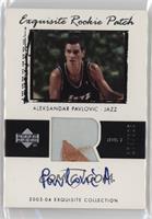 Exquisite Rookie Patch Auto - Aleksandar Pavlovic #/225