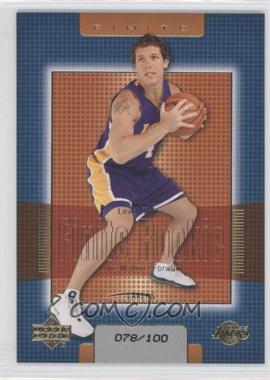 2003-04 Upper Deck Finite - [Base] - Gold #204 - Luke Walton /100