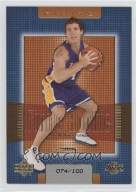 2003-04 Upper Deck Finite - [Base] - Gold #204 - Luke Walton /100