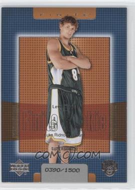 2003-04 Upper Deck Finite - [Base] #227 - Luke Ridnour /1500