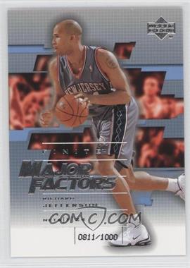 2003-04 Upper Deck Finite - [Base] #268 - Major Factors - Richard Jefferson /1000