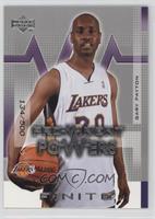 Prominent Powers - Gary Payton #/500