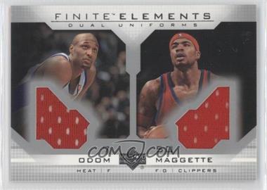 2003-04 Upper Deck Finite - Elements Dual Uniforms #FS10 - Corey Maggette, Lamar Odom