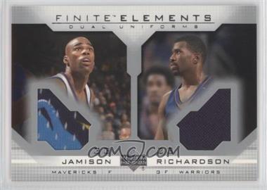 2003-04 Upper Deck Finite - Elements Dual Uniforms #FS9 - Jason Richardson, Antawn Jamison