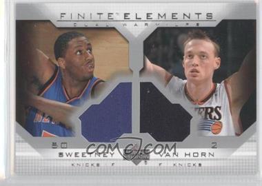 2003-04 Upper Deck Finite - Elements Dual Warm-Ups #FE14 - Mike Sweetney, Keith Van Horn