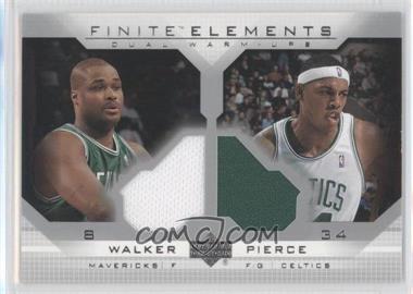 2003-04 Upper Deck Finite - Elements Dual Warm-Ups #FE2 - Antoine Walker, Paul Pierce