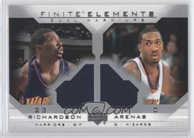 2003-04 Upper Deck Finite - Elements Dual Warm-Ups #FE9 - Gilbert Arenas, Jason Richardson