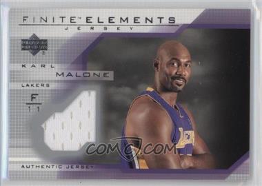 2003-04 Upper Deck Finite - Elements Jerseys #FJ7 - Karl Malone