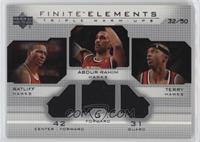 Jason Terry, Shareef Abdur-Rahim, Theo Ratliff #/50