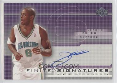 2003-04 Upper Deck Finite - Signatures #JM - Jerome Moiso